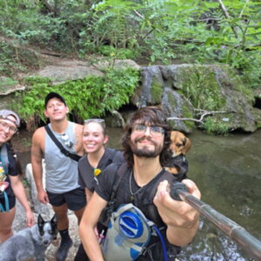 Recovery Outside members on a hike